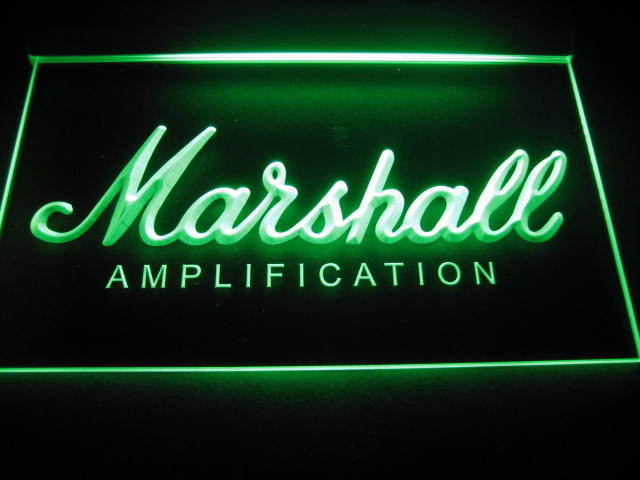 Marshall Amplification Beer Bar Light Sign